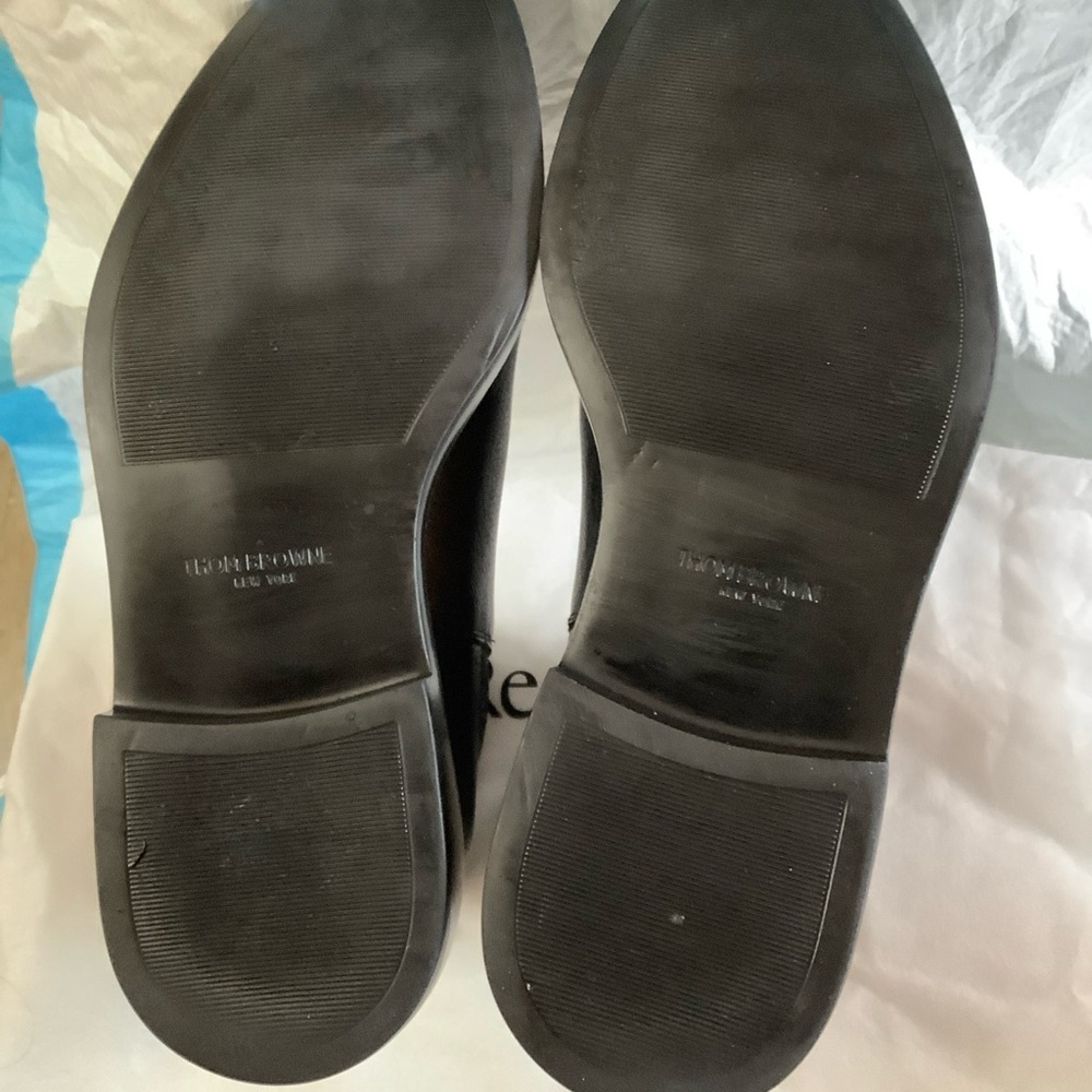 Thom Browne 4-Bar Grained Leather Chelsea Boots in Black Men’s Sz. EU-42/US-9​ - Picture 11 of 15